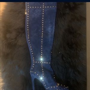 Jennifer Le over the knee boots